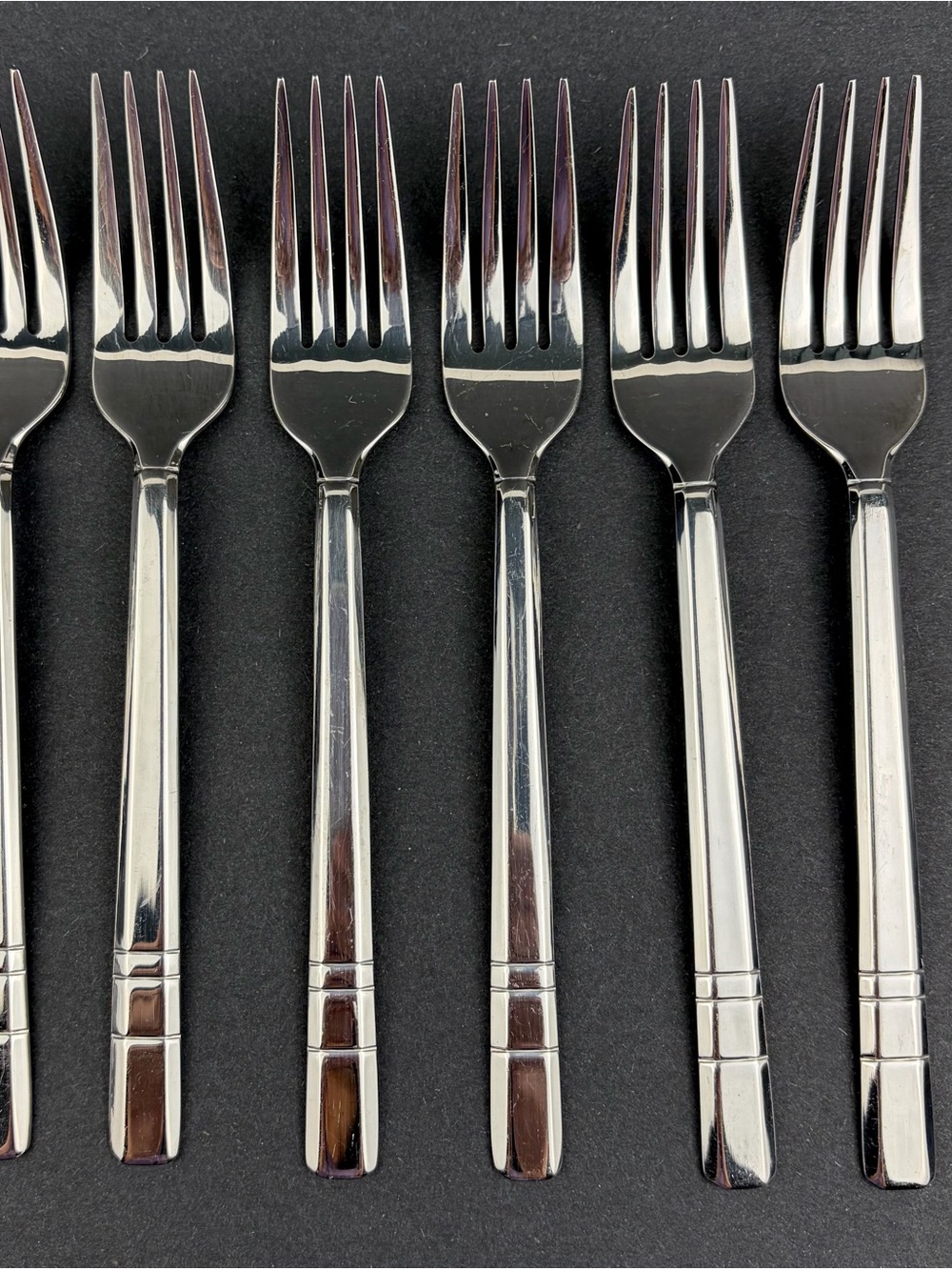 JA Henckels "Madison Square" Salad Forks Lot of 6 Stainless 18/10 Glossy